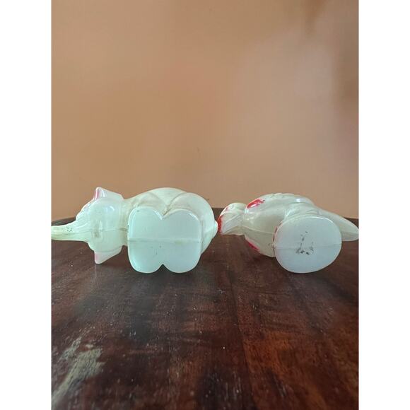 Vintage Rosbro Parrot and Elephant Ornaments Set of 2 - Picture 5 of 7